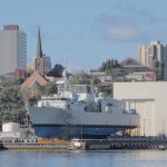 HMCS ST JOHN’S on the Syncrolift