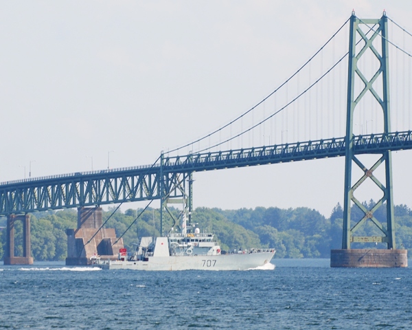 HMCS GOOSE BAY at Johnstown