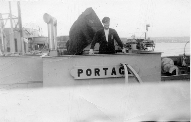 HMCS PORTAGE Aft Gun