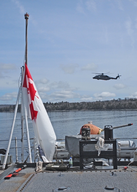RCAF Cyclone Flypast