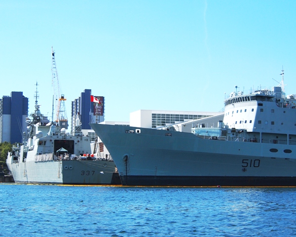 HMCShips PRESERVER and FREDERICTON
