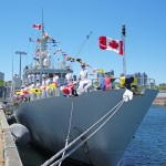 HMCS KINGSTON Dressed
