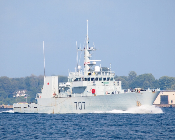 HMCS GOOSE BAY at Prescott