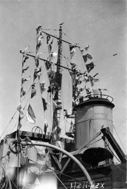 HMCS WASAGA Signal Flags