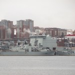 Busy Jetty in HMC Dockyard