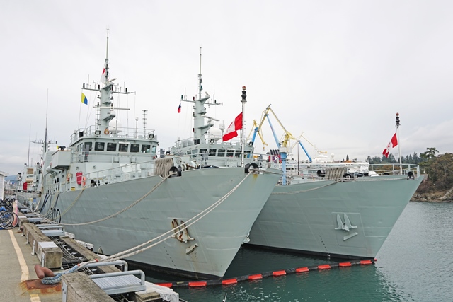 MCDV's Alongside HMC Dockyard Esquimalt