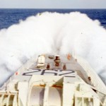 HMCS SASKATCHEWAN takes a “Greenie”