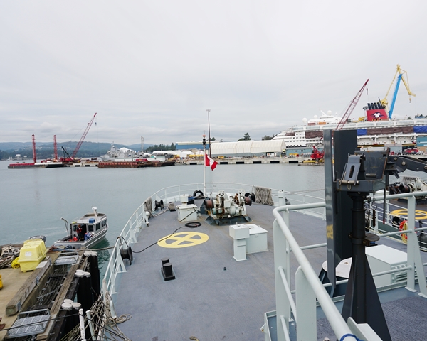 View from HMCS WHITEHORSE
