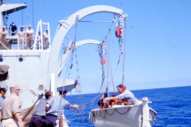 HMCS SASKATCHEWAN Boat Drill