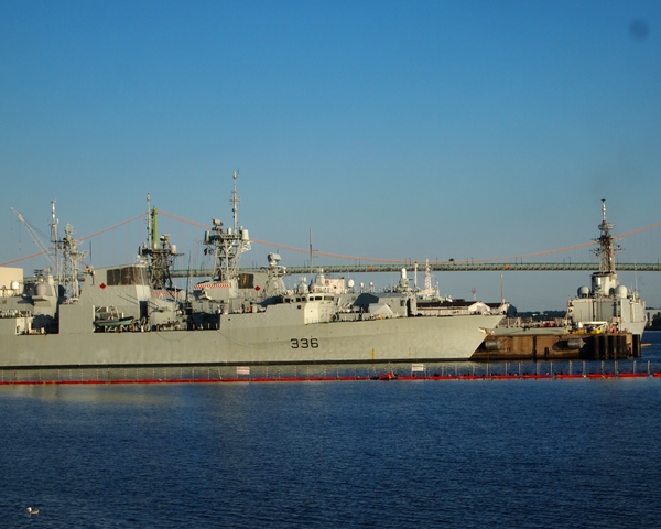 HMCS MONTREAL and ATHABASKAN