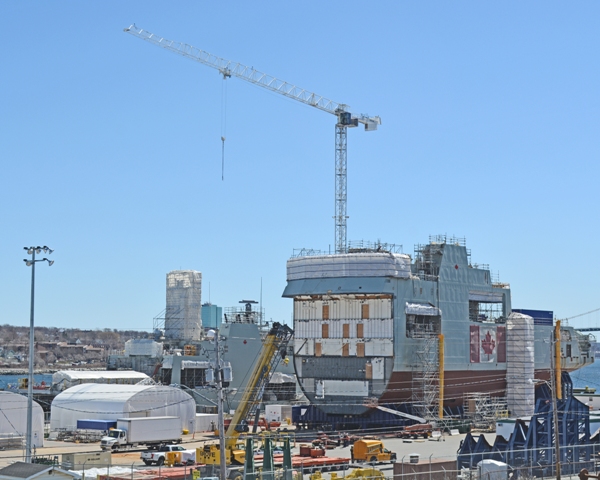 Two AOPS at Irving Shipyard