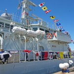 HMCS KINGSTON Dressed Ship
