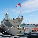 HMCS REGINA Painting Ship
