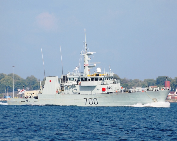 HMCS KINGSTON at Prescott.