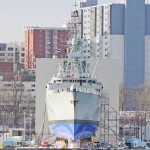 HMCS MONTREAL on the Syncrolift
