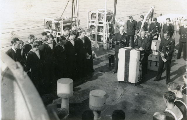 Church Service -HMCS WASKESIU
