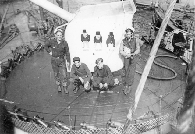 HMCS MATAPEDIA's Gun Shield Art
