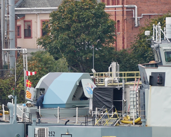HMCS REGINA's Forward Gun
