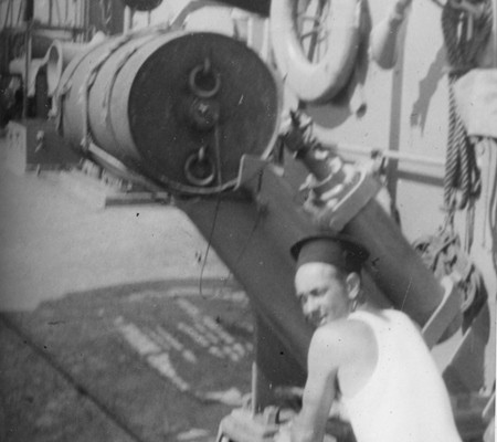 Depth Charge Thrower -HMCS MATAPEDIA