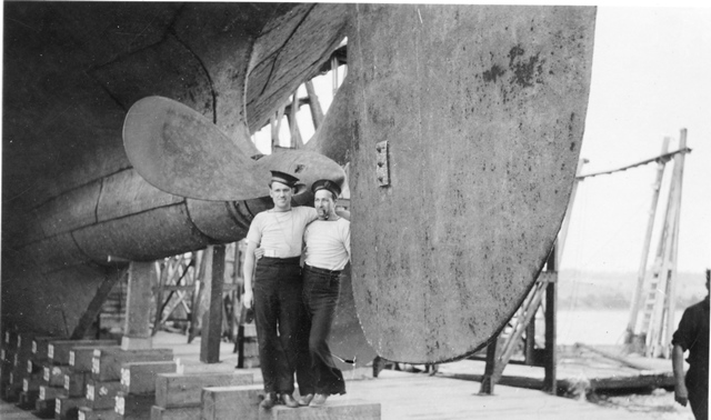 HMCS METAPEDIA in Refit