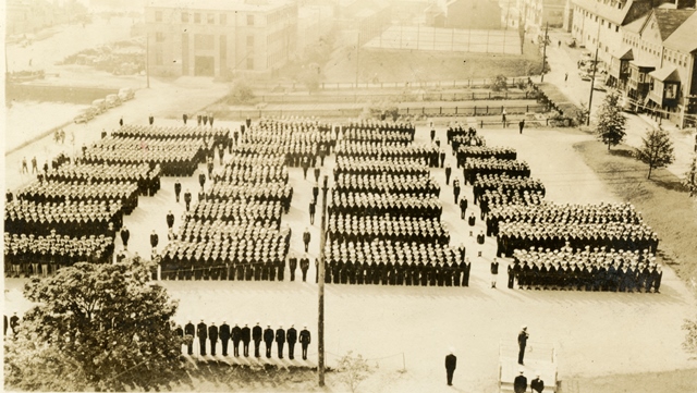 Church Parade HMCS CORNWALLIS