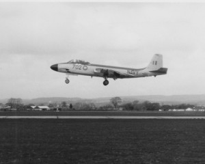 Banshee 702 along with 700 were the first two RCn aircraft to make landfall in Scotland. Photo -Shearwater Aviation Museum (SAM.1999.55.1h)